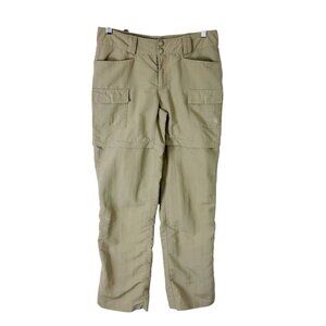 The North Face 4 Convertible‎ Leg Cargo Nylon Hiking Pants Beige Inseam 31"